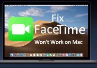 Facetime not working on Mac